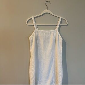 Vintage Abercrombie Mink Linen White Dress